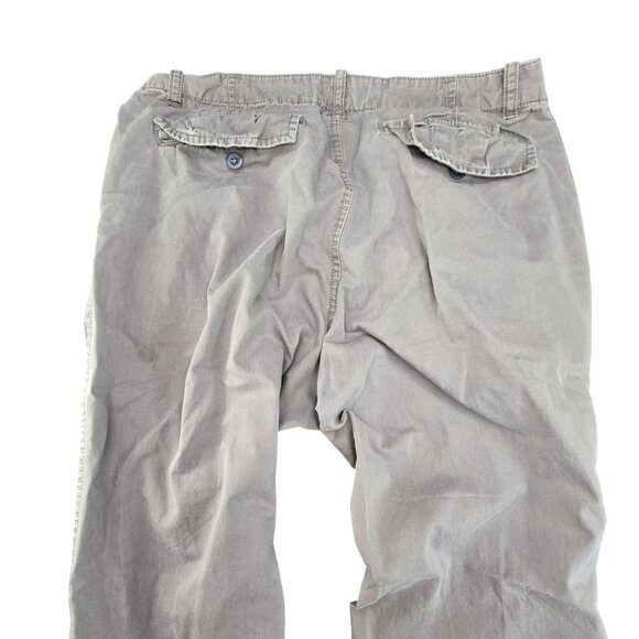 Calvin Klein Dylan Mens Casual Pants 32x34 Gray 100% Cotton Relaxed Fit Lightwei - Picture 10 of 14